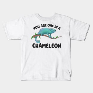 You Are One In A Chameleon Lizard owner Gift Kids T-Shirt